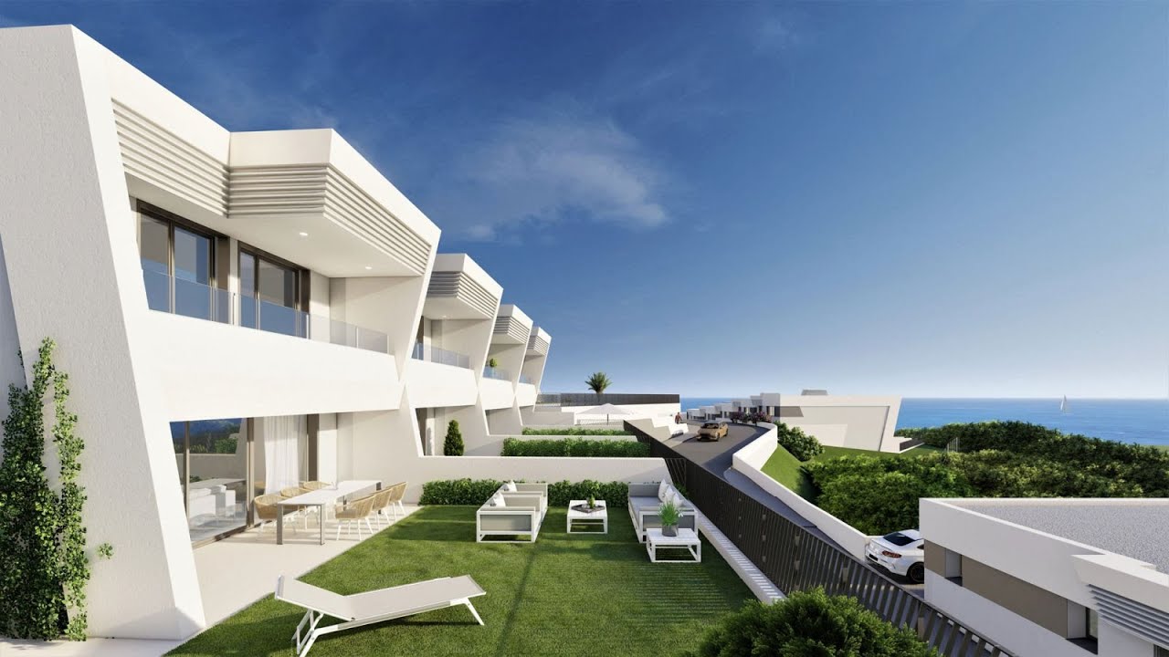 New Development of Semidetached Villas for sale in Mijas Costa www.ippspain.com